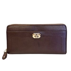 Elegant Purple Leather Wallet